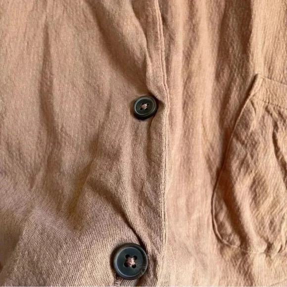 Women’s Madewell Knit Lightspun camp shirt in‎ Faded Earth- Size 1X - Picture 8 of 13